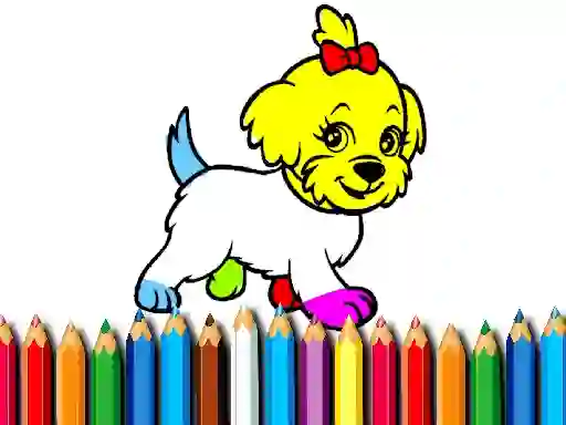Back To School: Doggy Coloring Book — безкоштовна онлайн гра