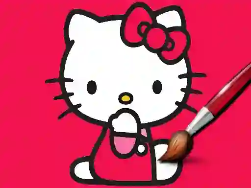 Easy Coloring Kitty — безкоштовна онлайн гра