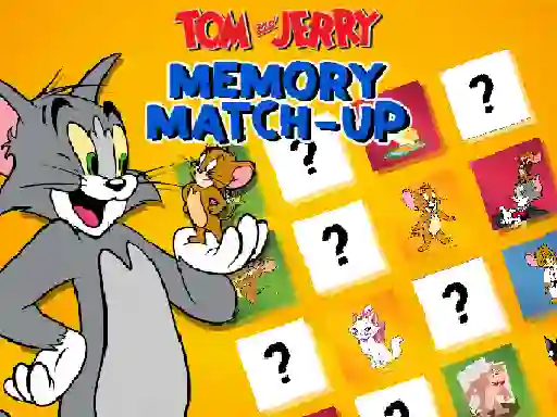 Tom and Jerry Memory Match Up — безкоштовна онлайн гра