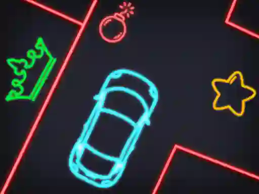 Neon Car Puzzle — безкоштовна онлайн гра