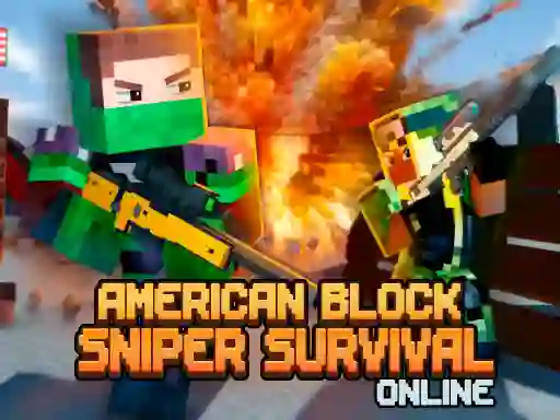 American Block Sniper Survival Online — безкоштовна онлайн гра