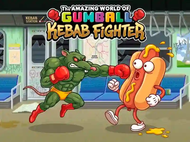 The Amazing World of Gumball Kebab Fighter — безкоштовна онлайн гра