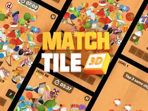Match Tile 3d — безкоштовна онлайн гра