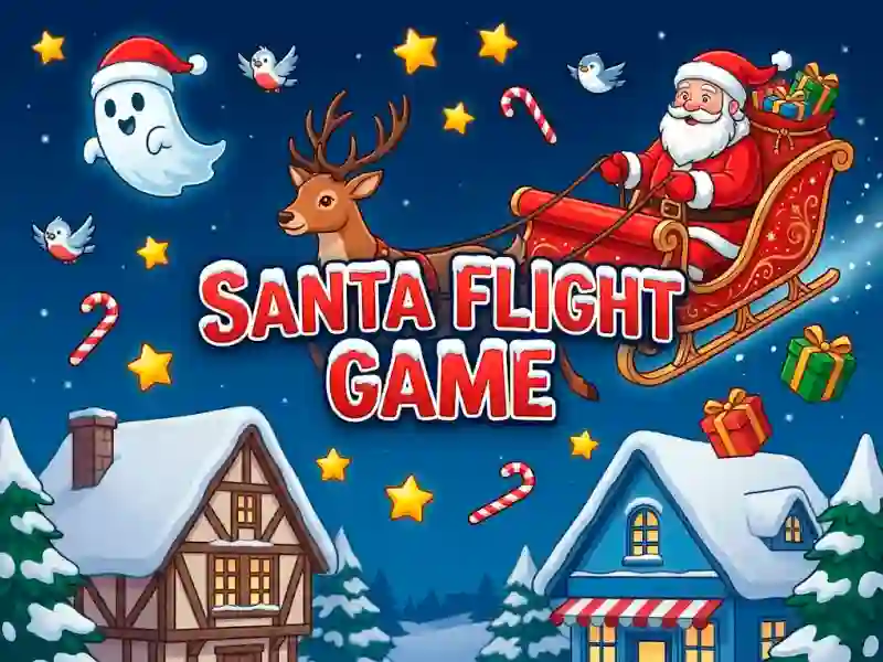 Santa Flight Game — безкоштовна онлайн гра
