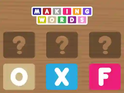 Making Words — безкоштовна онлайн гра