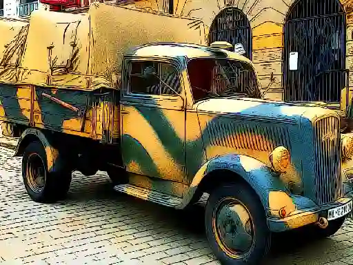 Army Trucks Jigsaw — безкоштовна онлайн гра