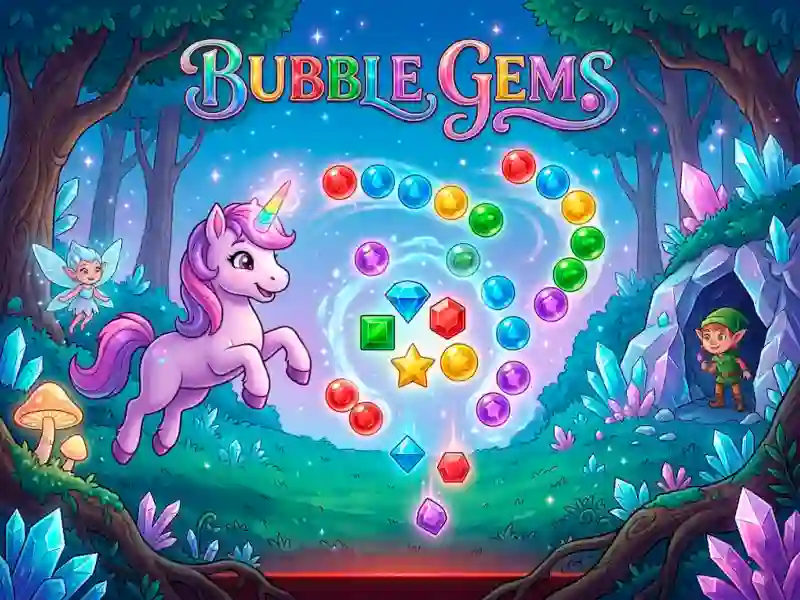 Bubble Gems — безкоштовна онлайн гра