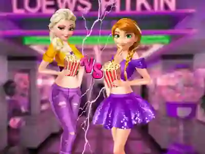 Ellie and Annie Movie Night — безкоштовна онлайн гра