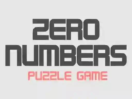 Zero Numbers Puzzle Game — безкоштовна онлайн гра