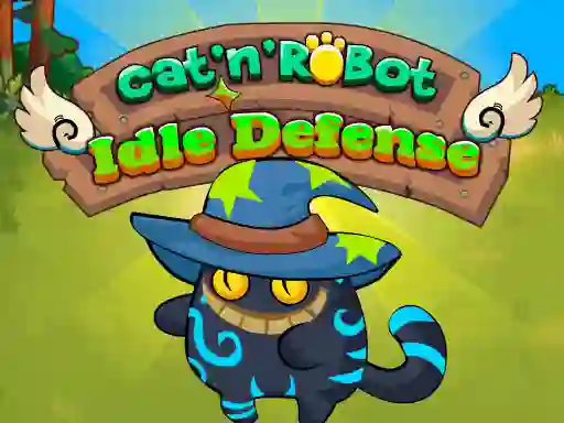 Cat'n' Robot Idle Defense — безкоштовна онлайн гра