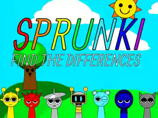 Sprunki Find The Differences — безкоштовна онлайн гра