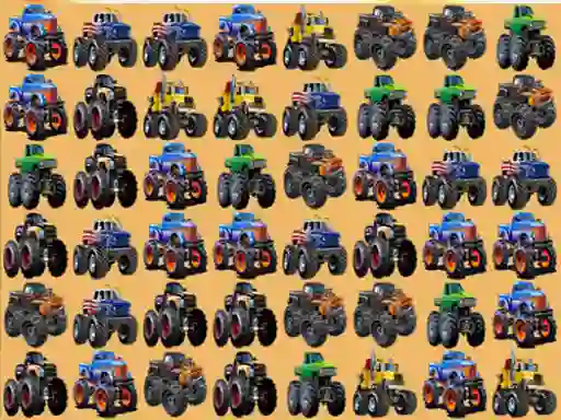 Monsters Trucks Match 3 — безкоштовна онлайн гра