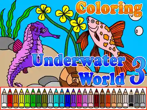 Сoloring Underwater World 3 — безкоштовна онлайн гра