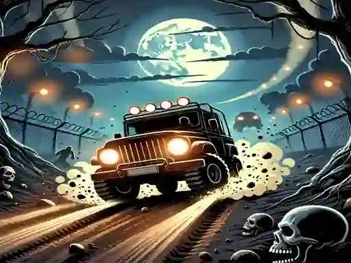Racing Car Destroying Zombie — безкоштовна онлайн гра