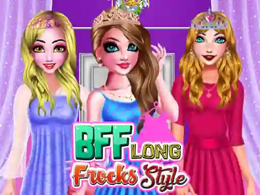 BFF Long Frocks Style — безкоштовна онлайн гра