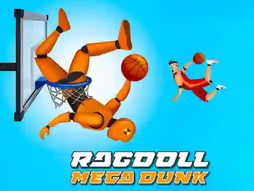 Ragdoll Mega Dunk — безкоштовна онлайн гра