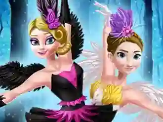 Ellie and Annie Black Swan and White Swan — безкоштовна онлайн гра