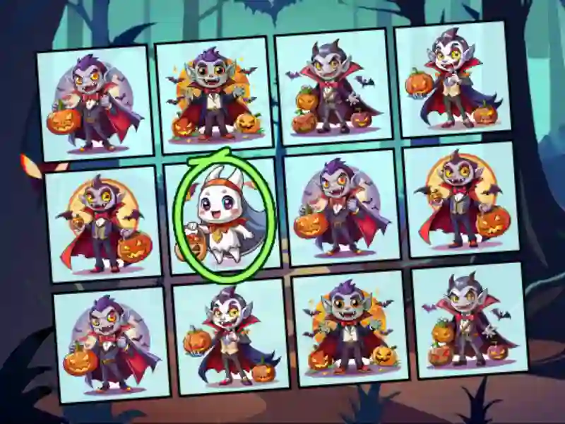 Spot the Unique Halloween — безкоштовна онлайн гра