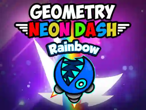 Geometry neon dash rainbow — безкоштовна онлайн гра