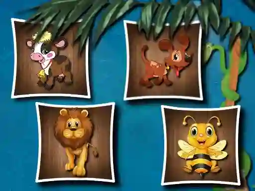 Cute Animal Shapes — безкоштовна онлайн гра