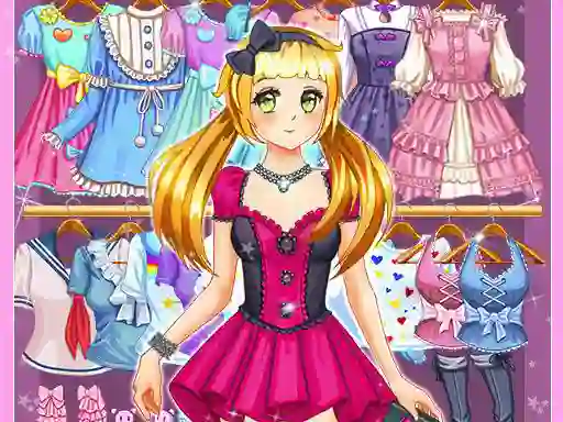 Anime Kawaii Dress Up — безкоштовна онлайн гра