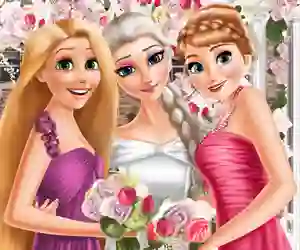 Eliza and princesses wedding — безкоштовна онлайн гра
