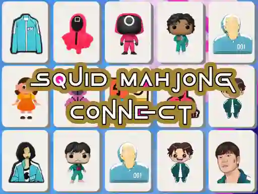 Squid Mahjong Connect — безкоштовна онлайн гра