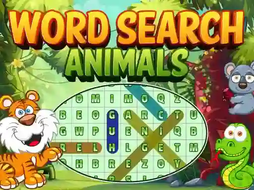 Word Search Animals — безкоштовна онлайн гра