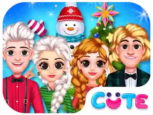 Frozen Princess Christmas Celebration — безкоштовна онлайн гра