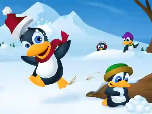 Cute Penguin Slide — безкоштовна онлайн гра