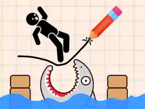 Draw and Save Stickman — безкоштовна онлайн гра