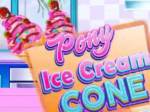 Pony Ice Cream Cone — безкоштовна онлайн гра