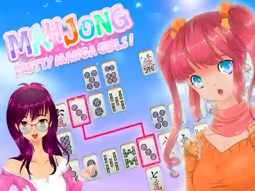 Mahjong Pretty Manga Girls — безкоштовна онлайн гра
