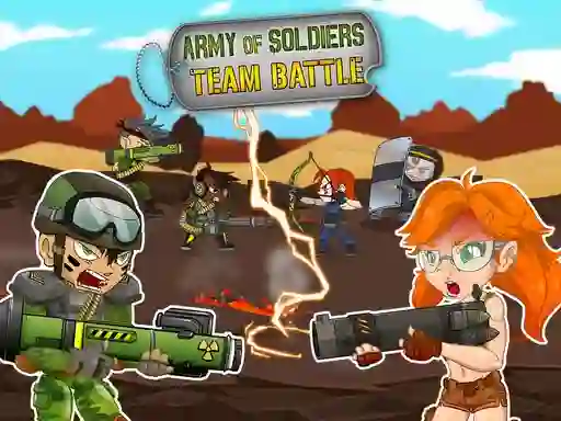 Army of soldiers: Team Battle — безкоштовна онлайн гра