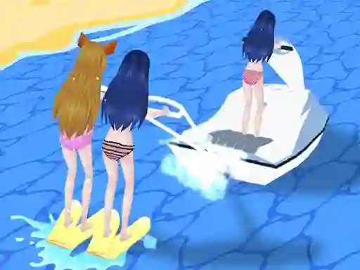 Girl Surfer 3D — безкоштовна онлайн гра
