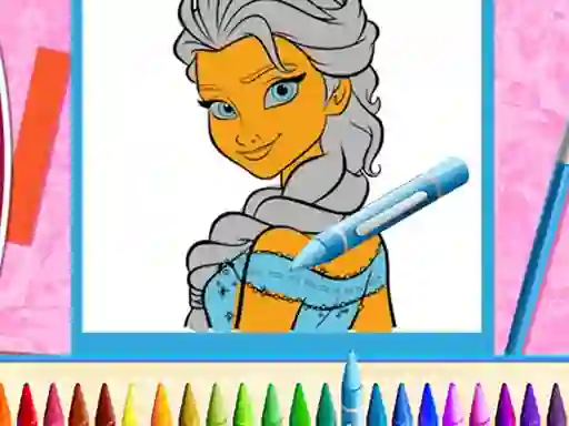 The Princess Sisters Coloring — безкоштовна онлайн гра