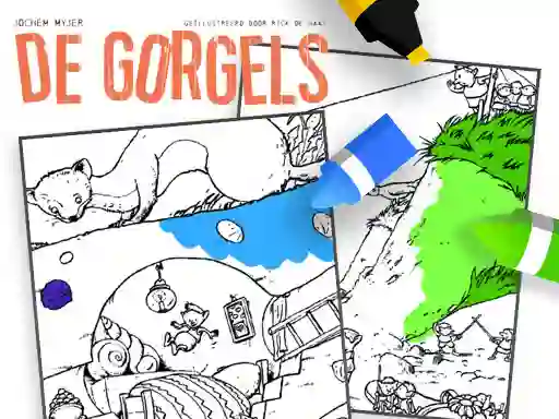 Coloring Gorgels — безкоштовна онлайн гра