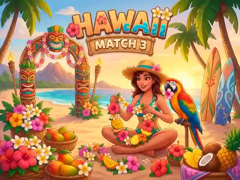 Hawaii Match 3 — безкоштовна онлайн гра