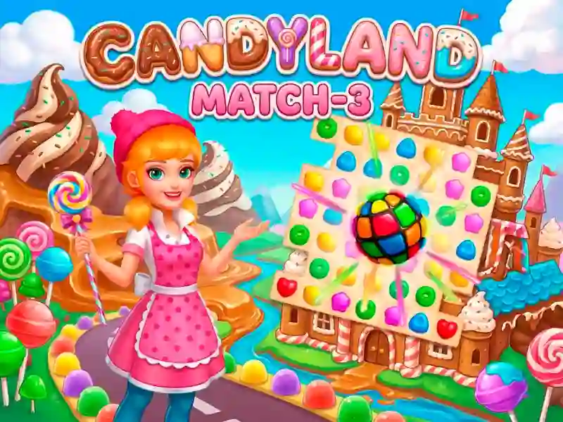 Candyland: Match-3 — безкоштовна онлайн гра