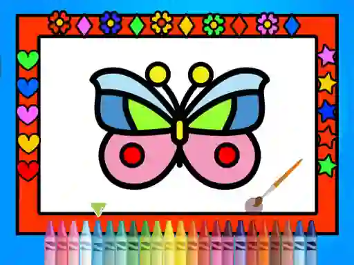 Color and Decorate Butterflies — безкоштовна онлайн гра