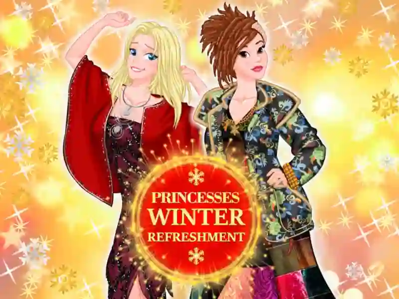 Princesses winter refreshment — безкоштовна онлайн гра