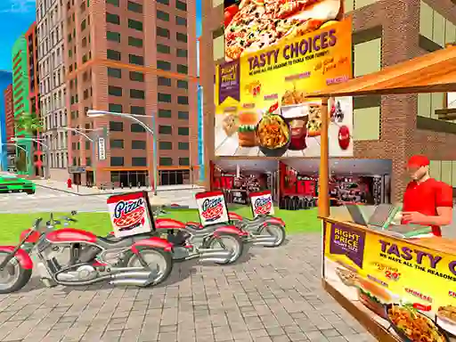 Pizza Delivery Boy Simulation — безкоштовна онлайн гра