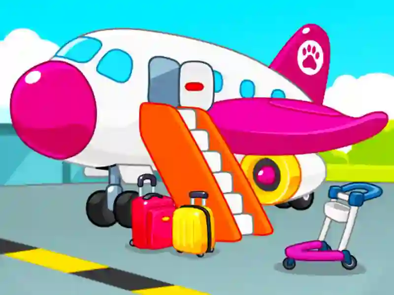 Kids Airport Adventure — безкоштовна онлайн гра