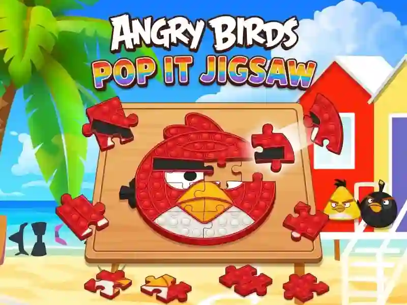Angry Birds Pop It Jigsaw — безкоштовна онлайн гра