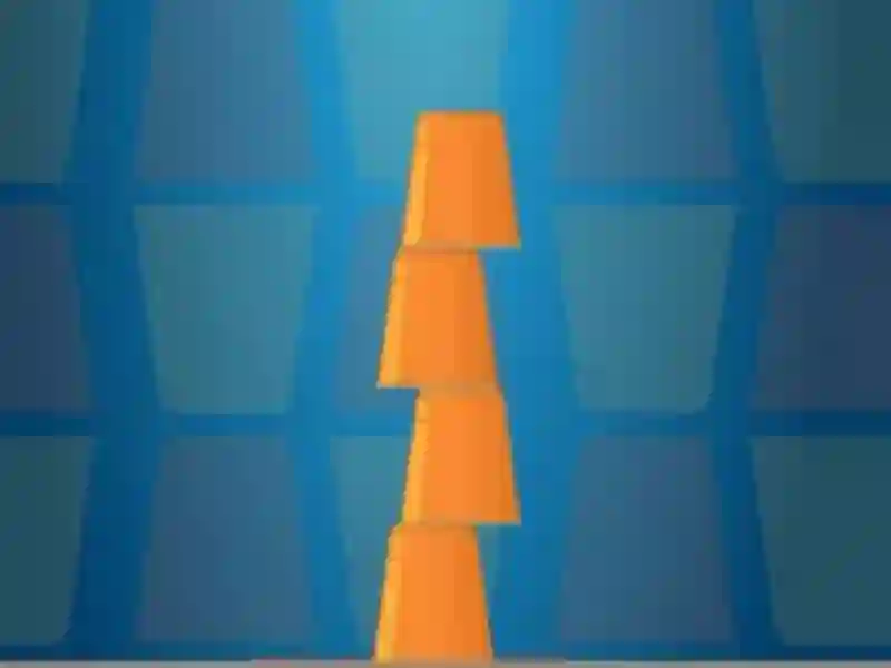 Cups Tower Builder — безкоштовна онлайн гра