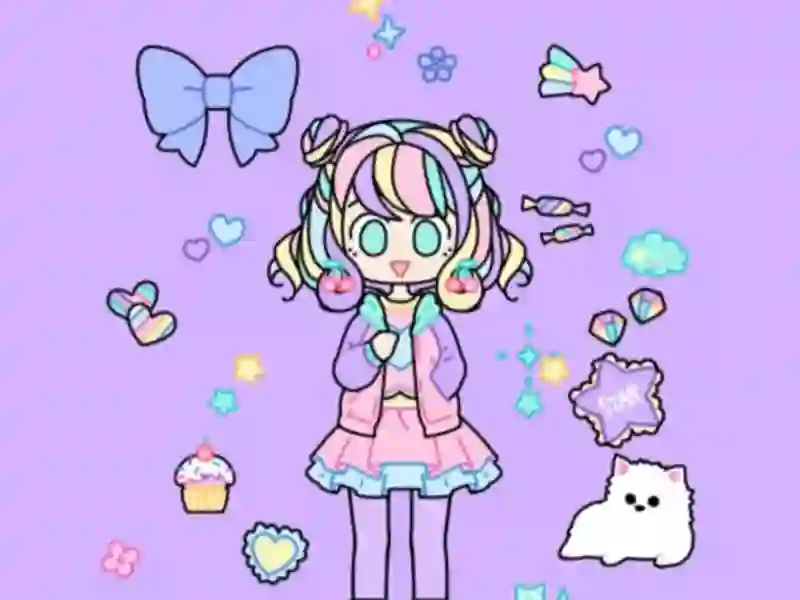 Pastel Girl Dress Up — безкоштовна онлайн гра