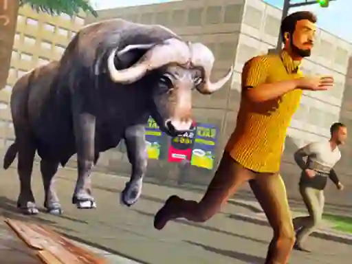 Angry Bull Attack Wild Hunt Simulator — безкоштовна онлайн гра