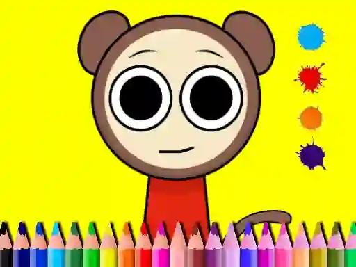 Sprunki Valentine Coloring book — безкоштовна онлайн гра