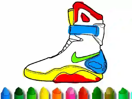 Back To School: Shoe Coloring — безкоштовна онлайн гра