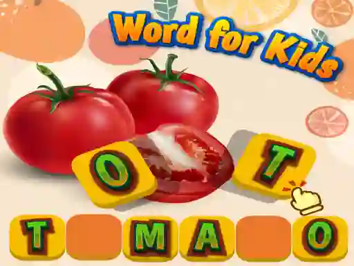 Fruits and Vegetables Word for Kids — безкоштовна онлайн гра
